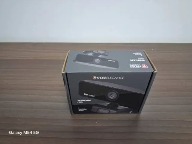 Webcam Kross Elegance, Full HD, 1080p, Foco Manual
