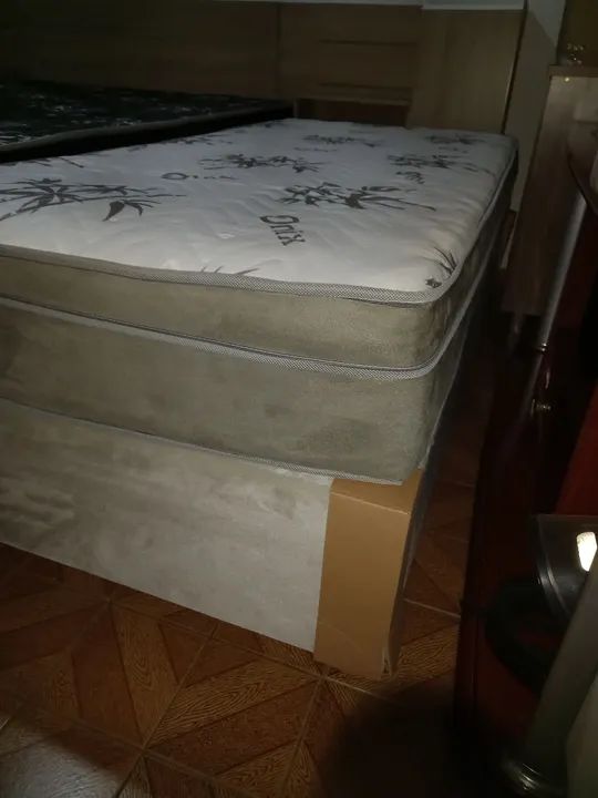 Cama Box Solteiro Imperdivel - Base + Colchão em Molas Ensacadas - Foto 2
