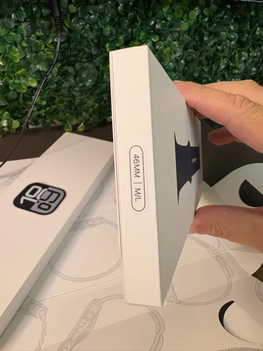 Mundicell_poa Apple Watch Series 10 46mm gps Silver / blue novo lacrado - Foto 3