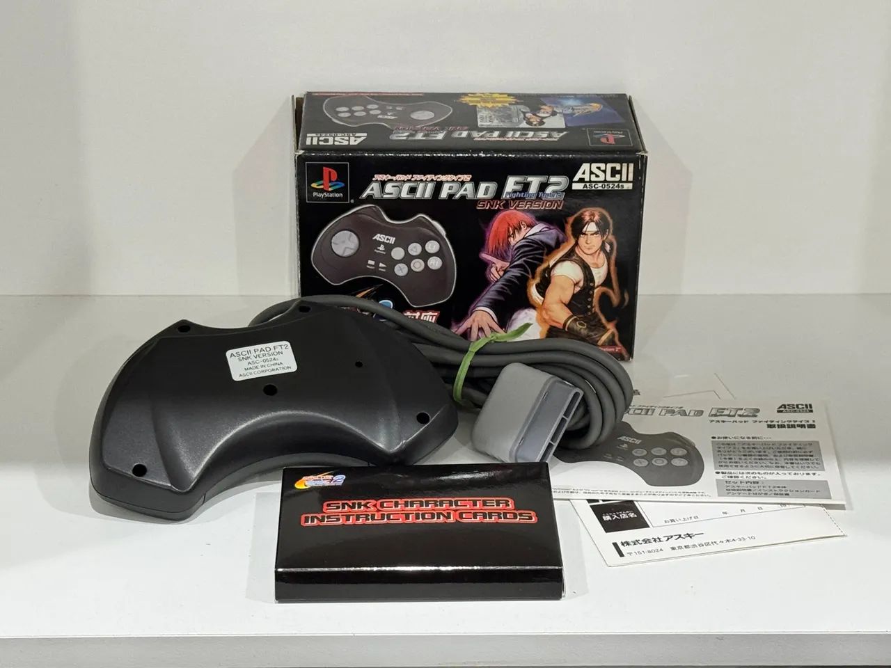 Vendo Controle Ps1 ASCII Pad FT2 Version Snk + Cards - Original