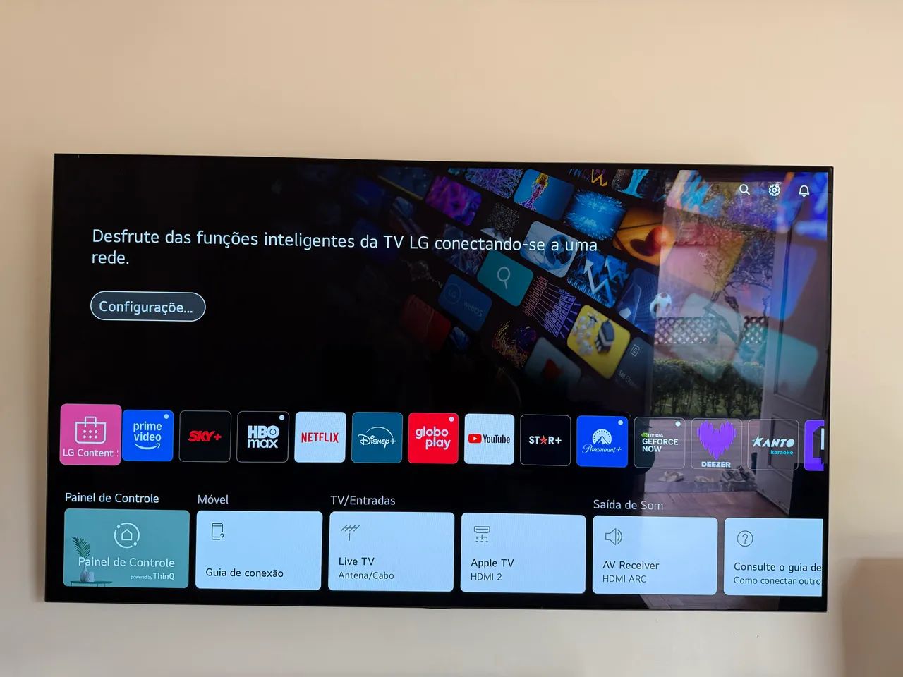 TV LG OLED 77 polegadas 4k Dolby Vision HDR Dolby Atmos