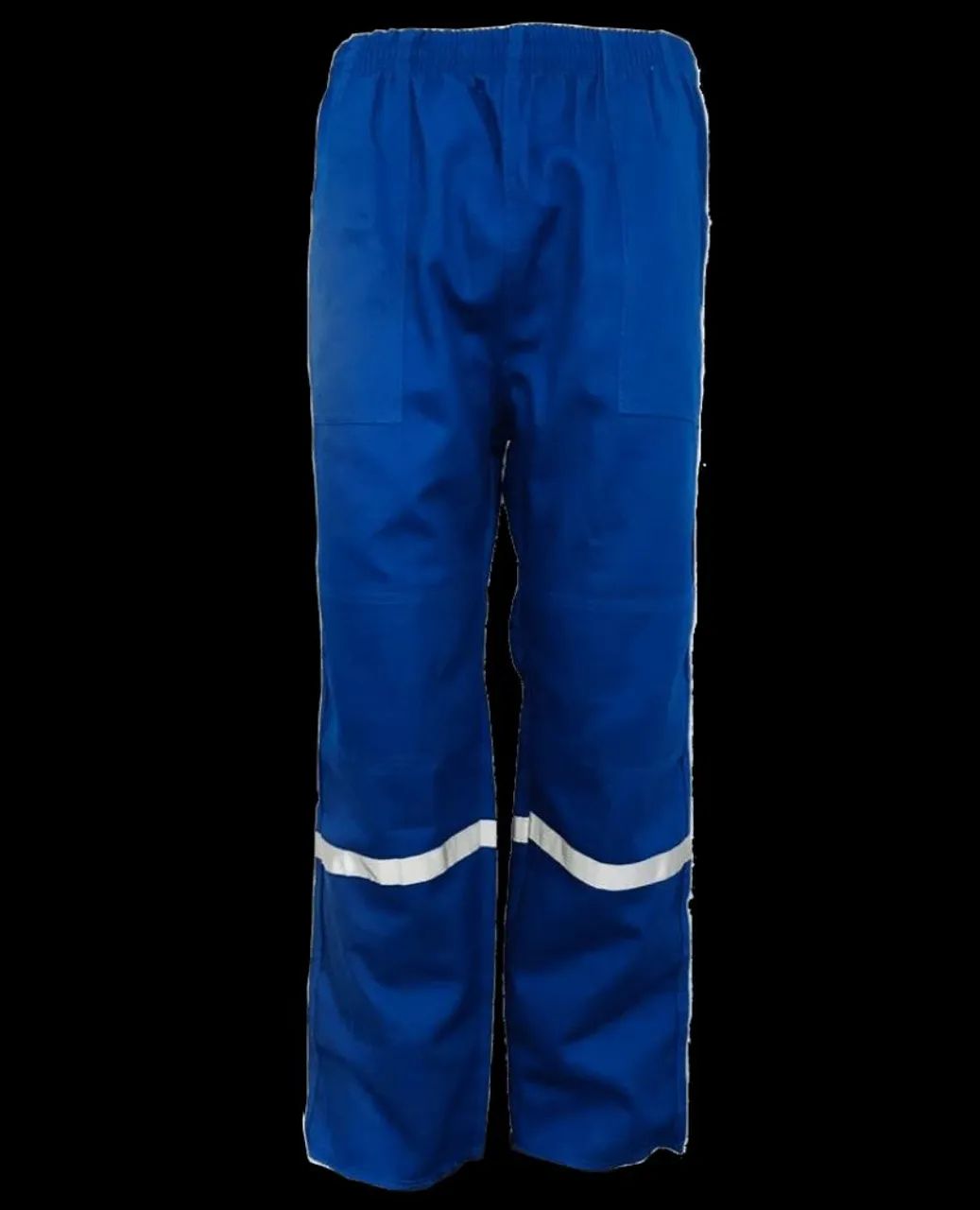 Calça Brim Azul com Refletivo Numero 44<br>Ref: 50082<br>Marca: Co - Foto 4