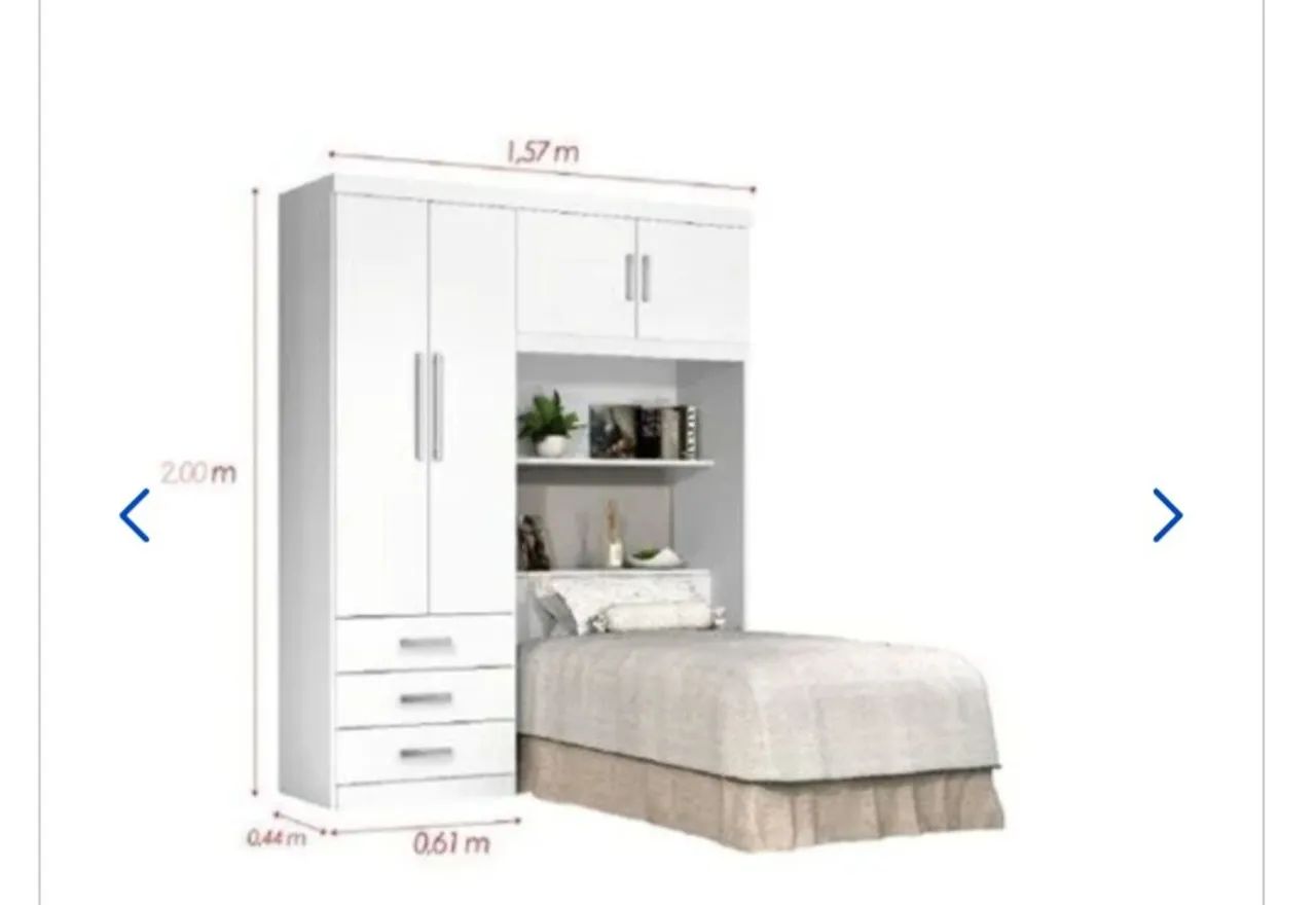 Guarda-Roupas com espaço para cama  - Foto 2