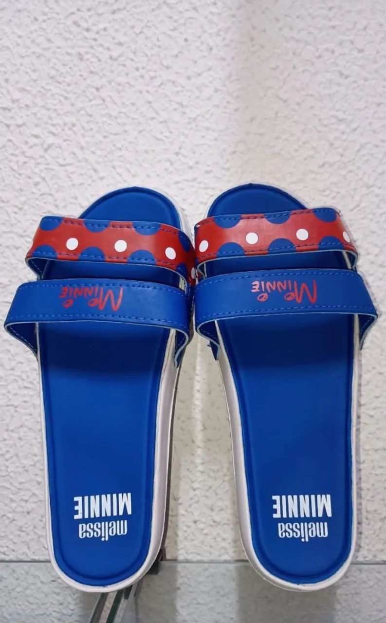 Sandália Melissa Minnie Azul e Vermelha  - Foto 2