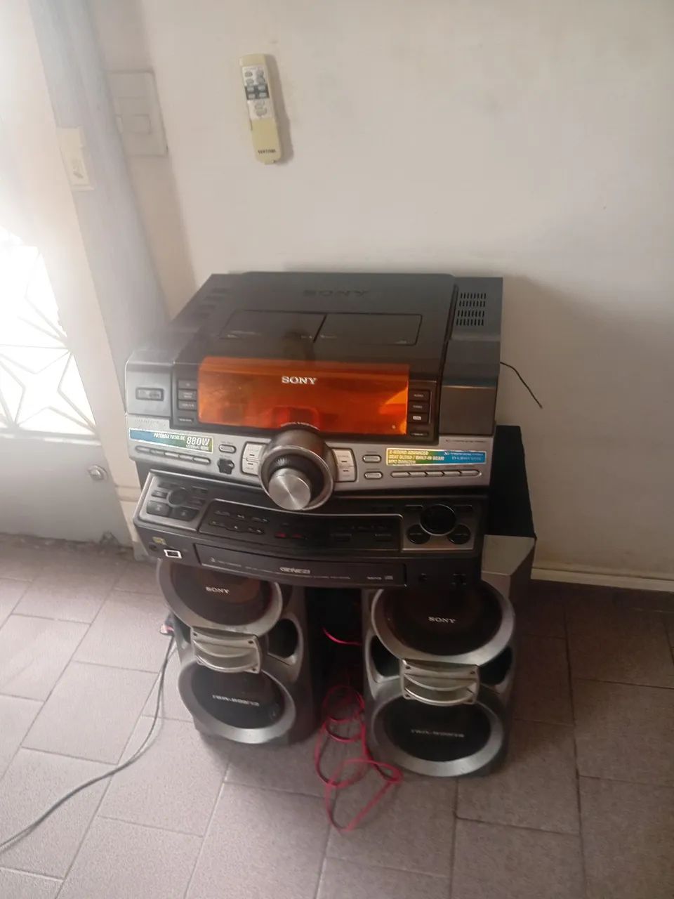 Aparelho de som minisistem sony