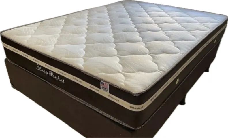 Cama box colchão e suporte nova 