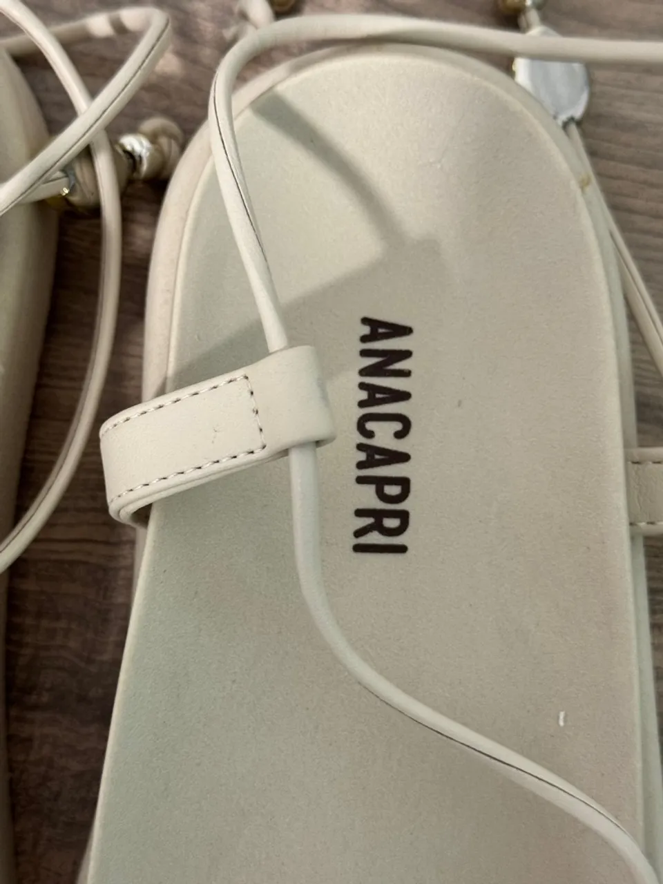 Sandália Anacapri off white - número 34