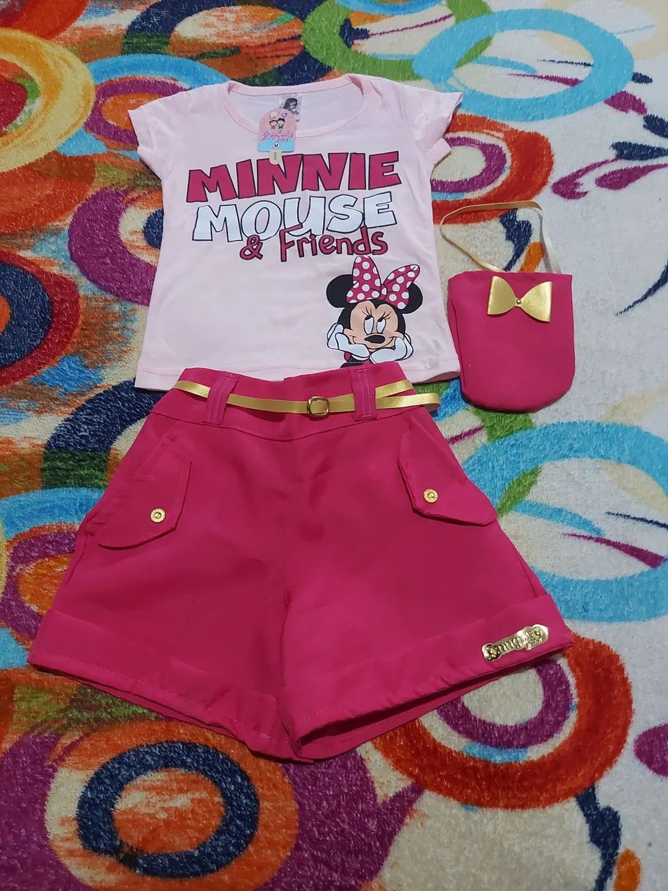 Conjunto Minnie Mouse & Friends Rosa - Tam. M