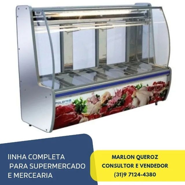 Balcão de Açougue 2M Inox Polo Frio
