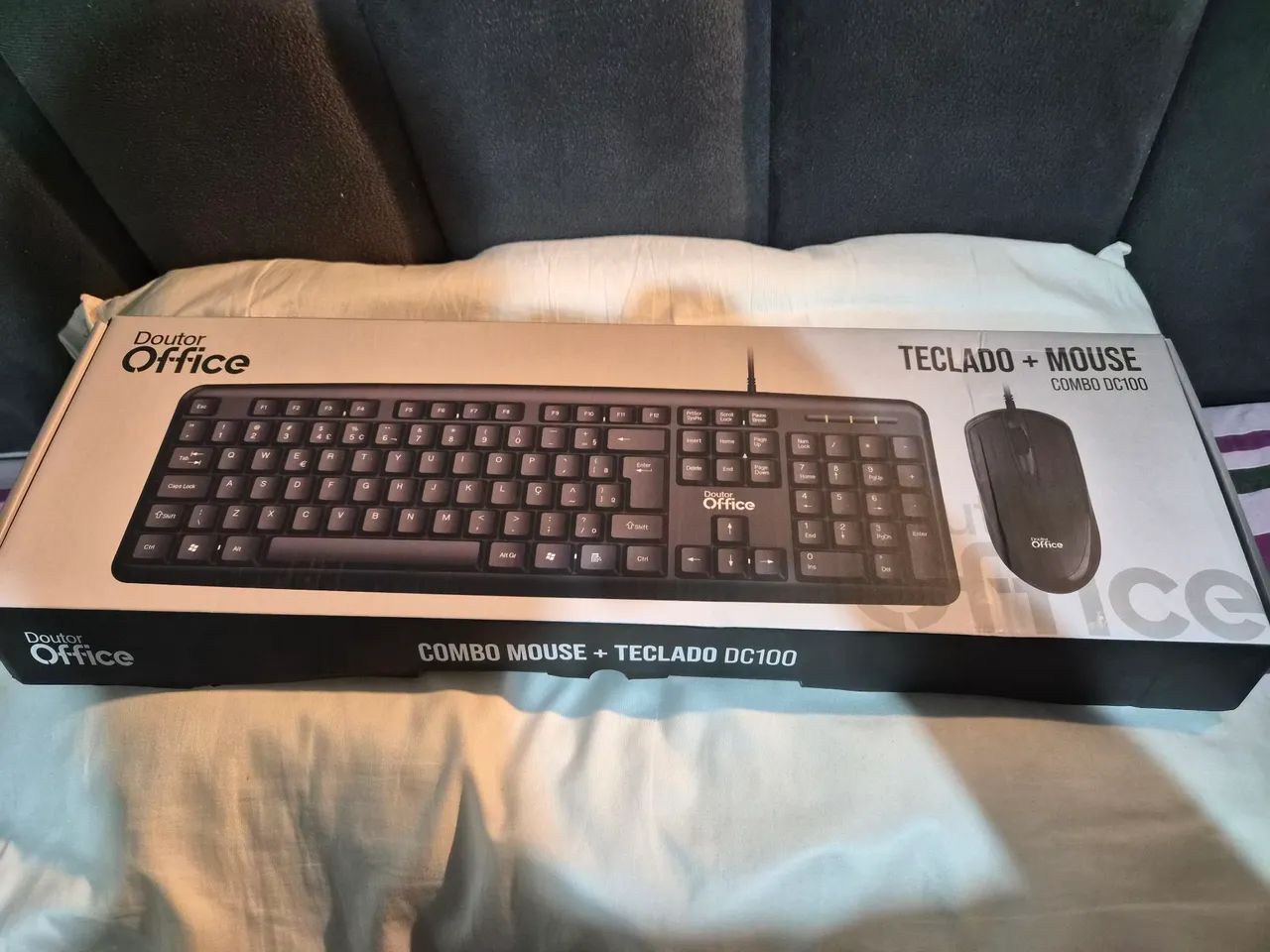 Kit Teclado e Mouse USB Doutor Office DC100 (Novo na Caixa / ABNT2) - Foto 2
