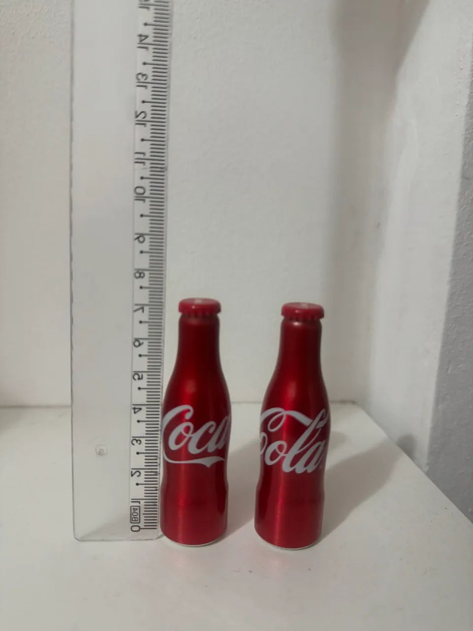 Lote 2 mini garrafinhas coca cola - Foto 2