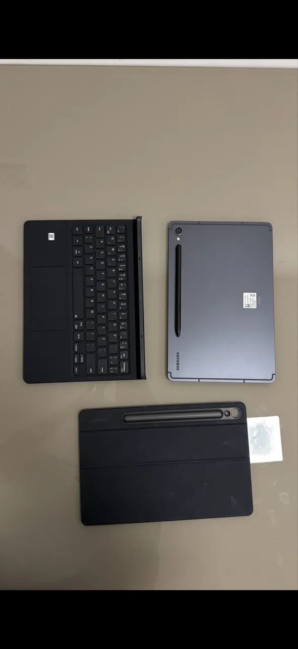 IMPECÁVEL! Galaxy Tab S9 256GB + Teclado + Caneta - Foto 2