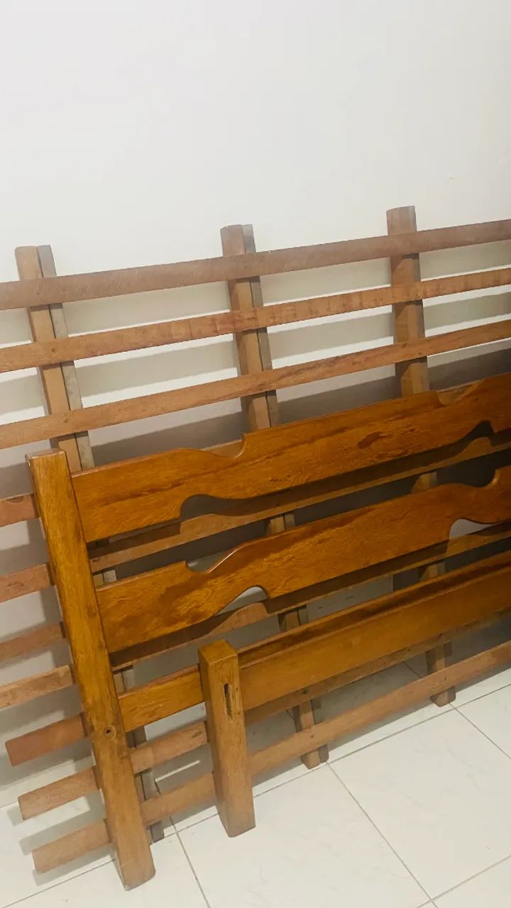 Cama Casal Maciça Angelim - Foto 2