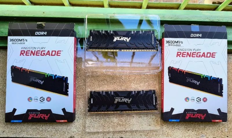 Memória RAM DDR4 16Gb (2x8) 3600mhz Kingston Fury Renegade RGB - Foto 3