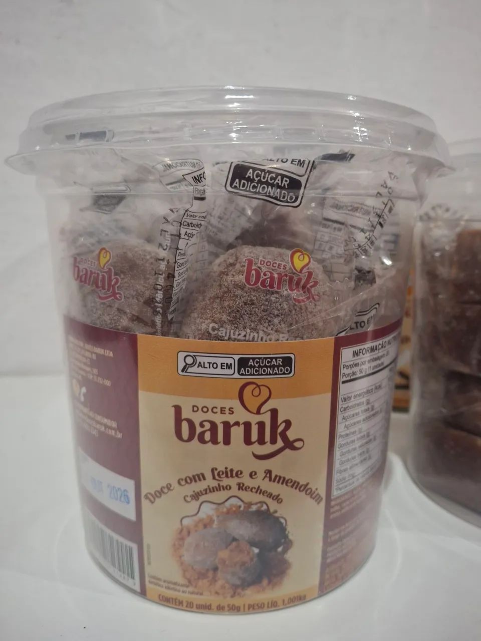 Doce Cajuzinho baruk pote com 20 unidades  - Foto 2