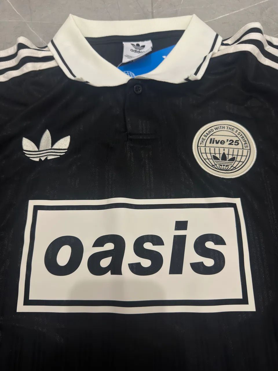 Camisa Adidas x Oasis Preta G  - Foto 3
