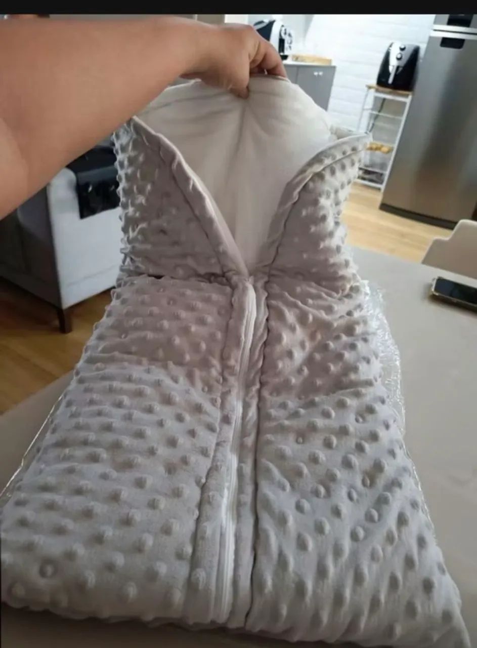 Saco de dormir cinza bebê 
