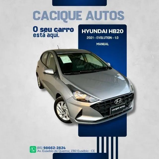Hyundai HB20 Evolution 1.0 Flex 12V MEC 2021 - Foto 2