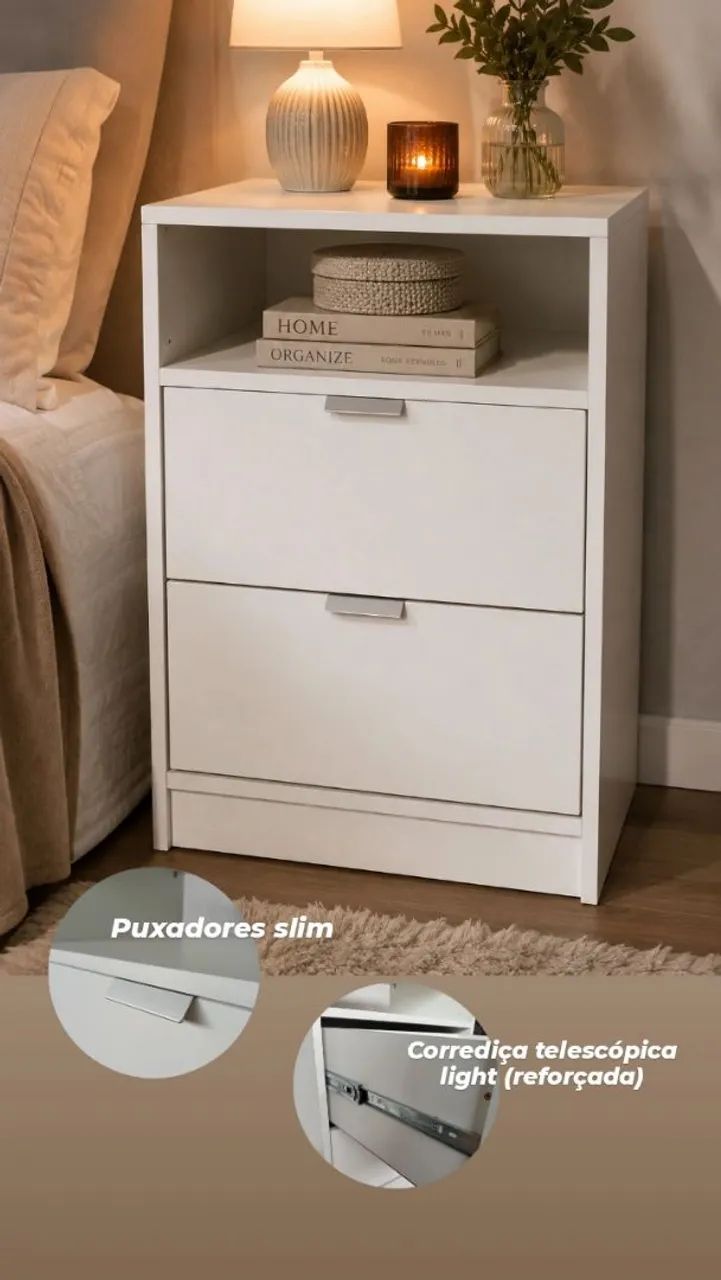 Mesa cabeceira de cama 