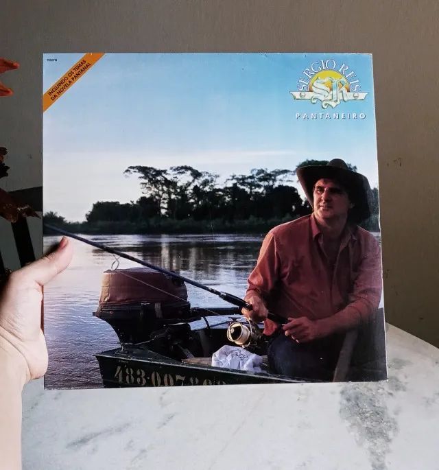 lp vinil - sergio reis - pantaneiro - com encarte - Foto 4