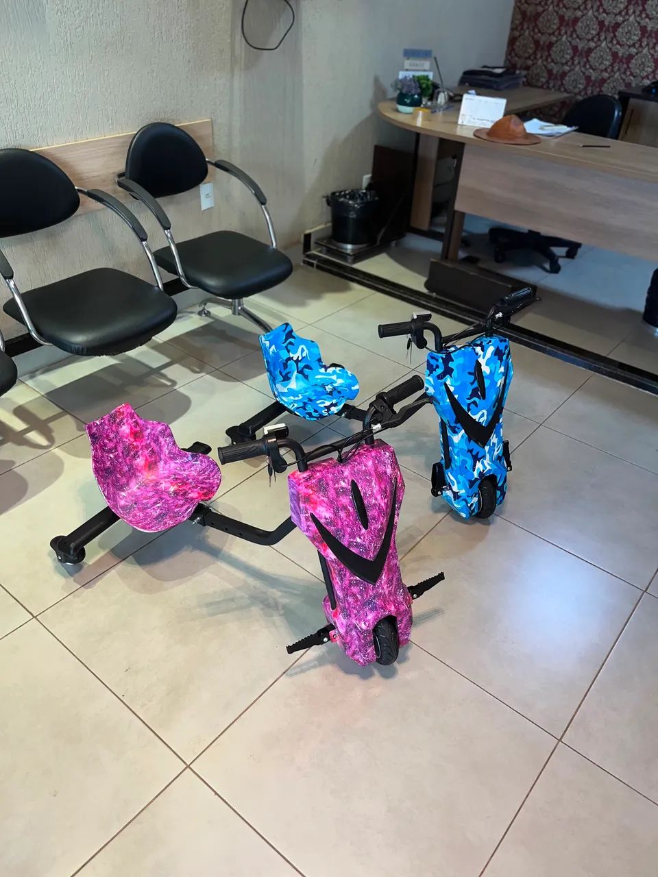 Triciclo de Drift elétrico infantil  - Foto 2