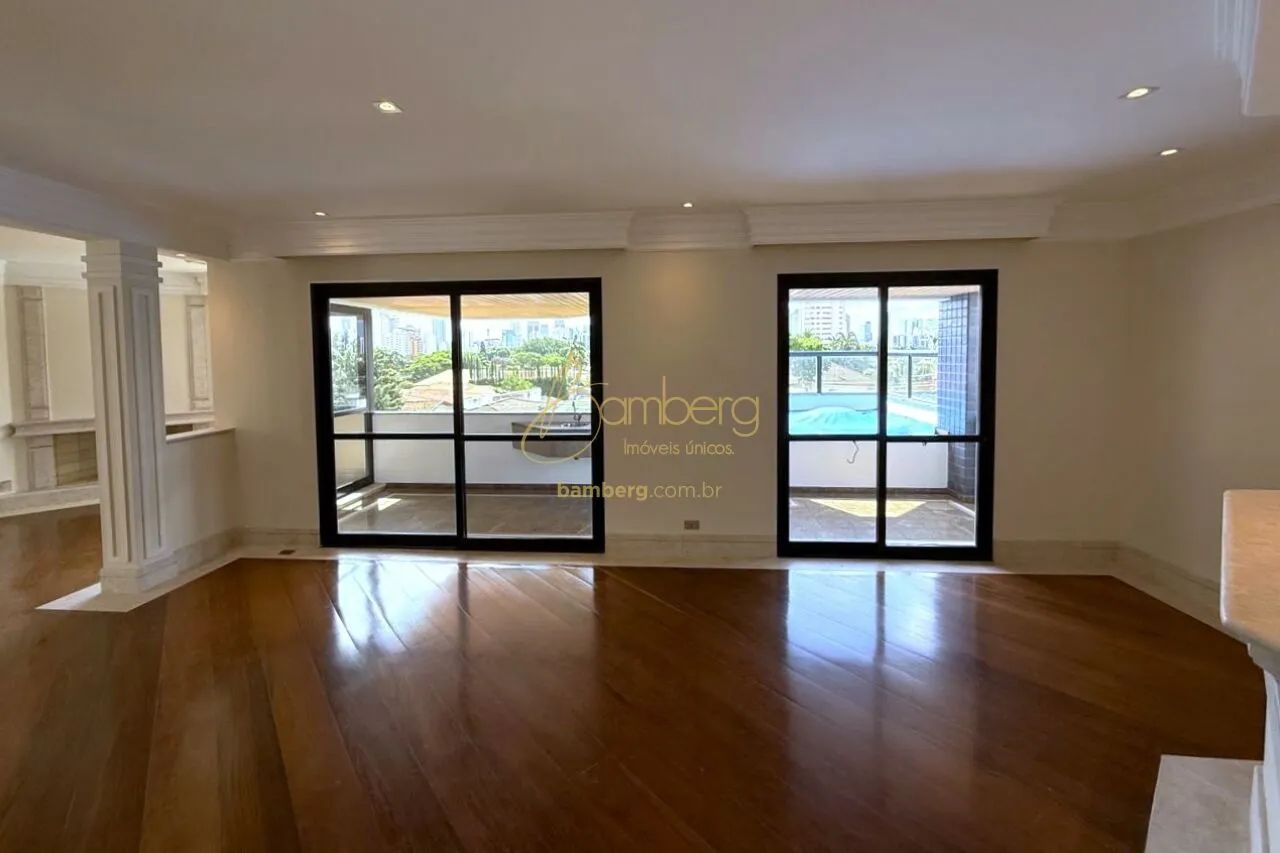 Apartamento no Brooklin com churrasqueira e piscina na varanda - Foto 2