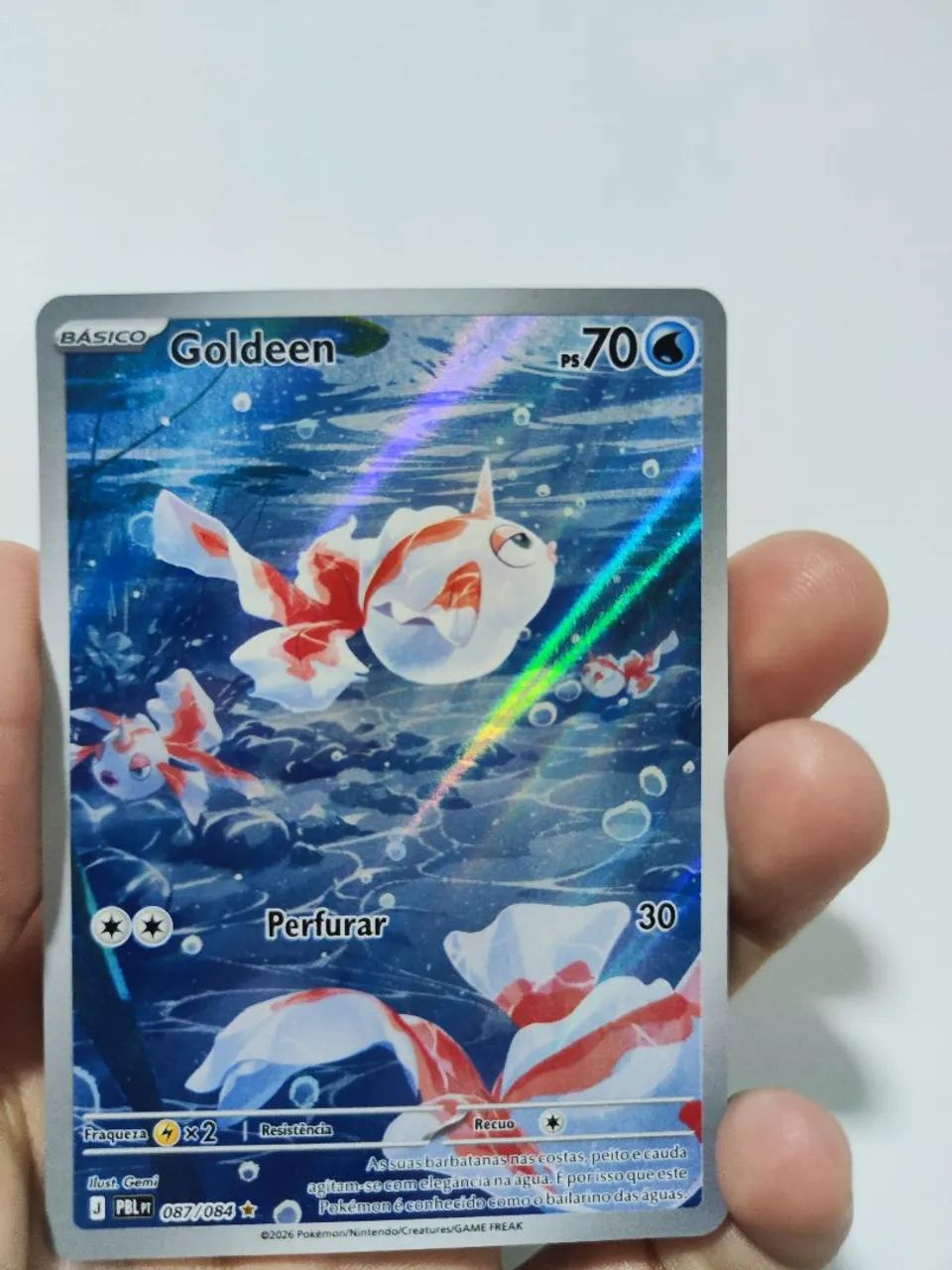 Carta pokémon Goldeen (087/084) - Foto 2