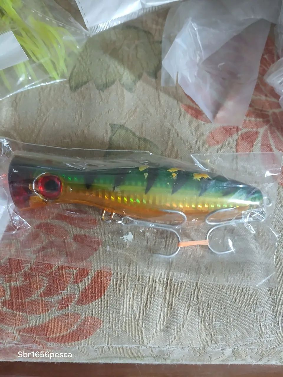 Isca de pesca artificial popper 120mm unitario - Foto 4
