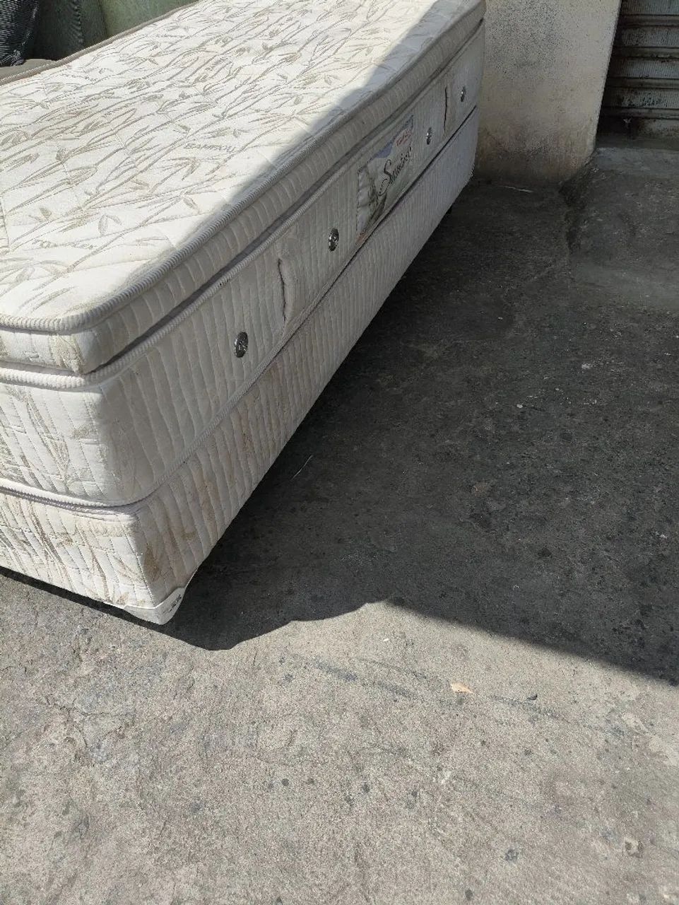 cama box de solteiro completa (base + colchão) - Foto 4