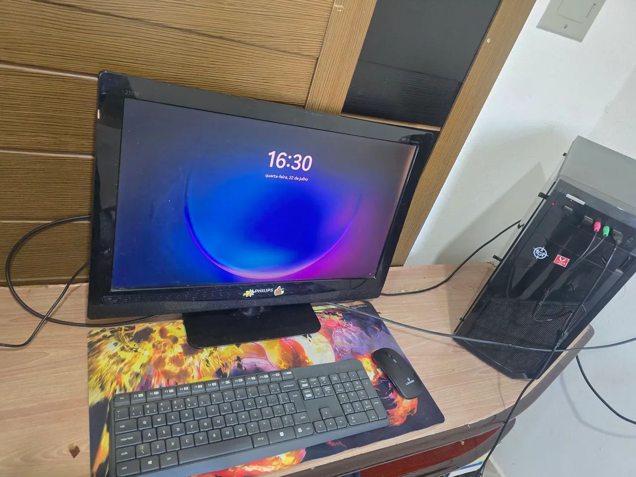 Computador AMD Completo + Tv 23 polegadas - Foto 2