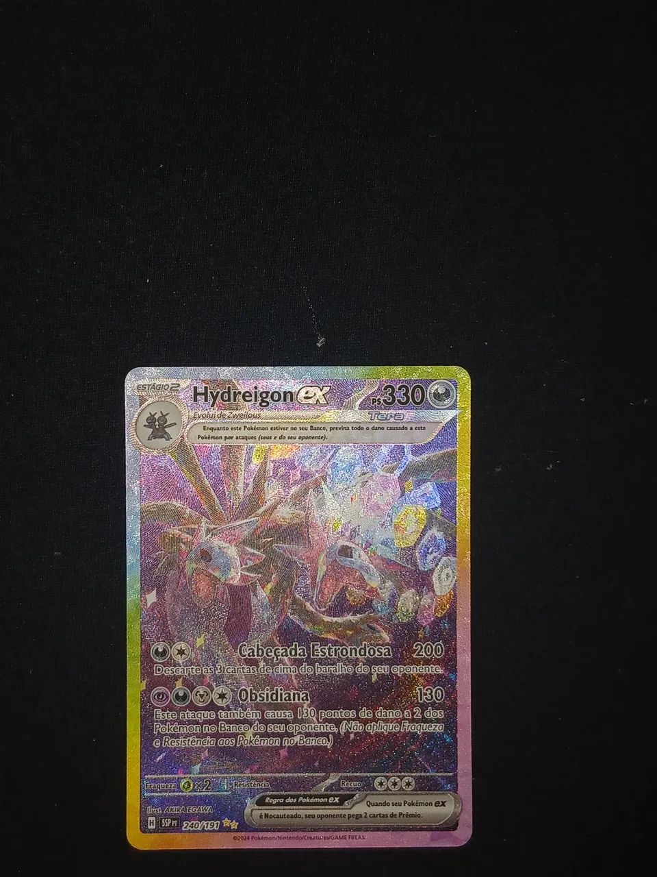Carta pokemon hydreigon 240/191