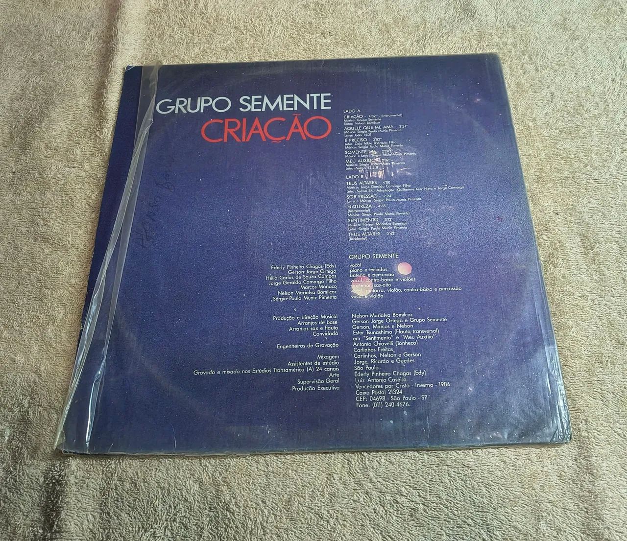 Lp disco de vinil gospel do Grupo Semente - Foto 2