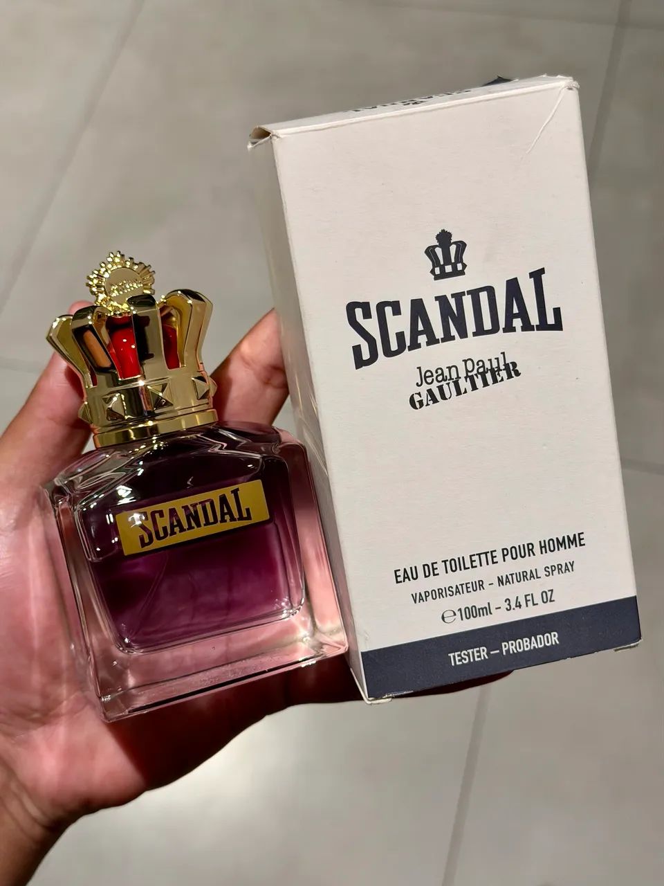 Perfume Tester Scandal EDT 100ML Masculino 