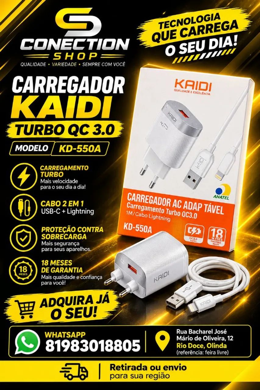 Cabo de Dados iPhone  - Foto 3