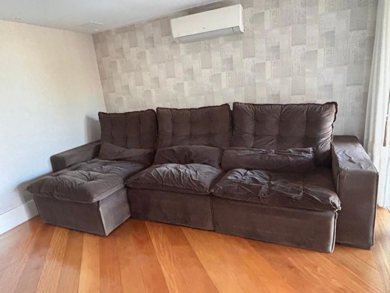 Sofá com 3 chaises, encosto reclináveis  - Foto 2