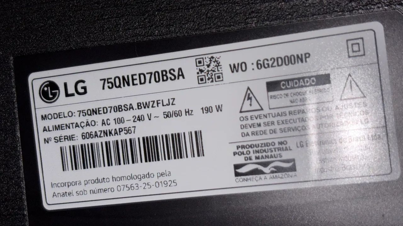 TV LG75 Qned 2026 - Foto 2
