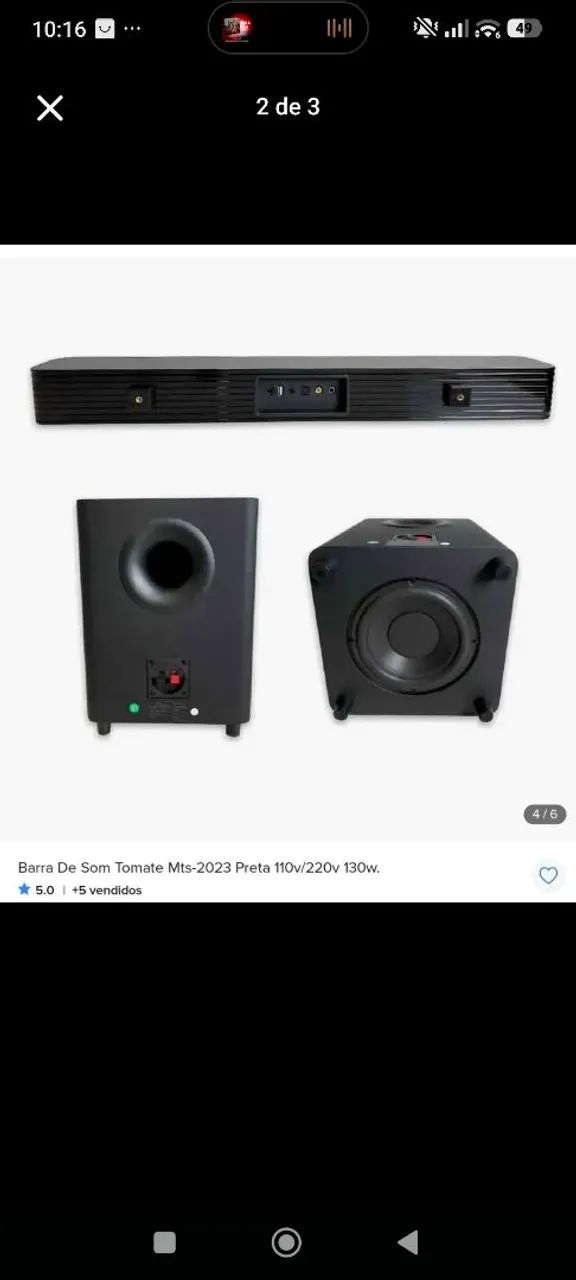 Sound bar tomate - Foto 2