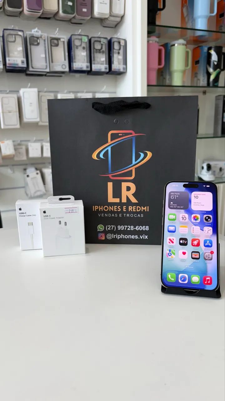 iPhone 15 pro 128GB grafite 