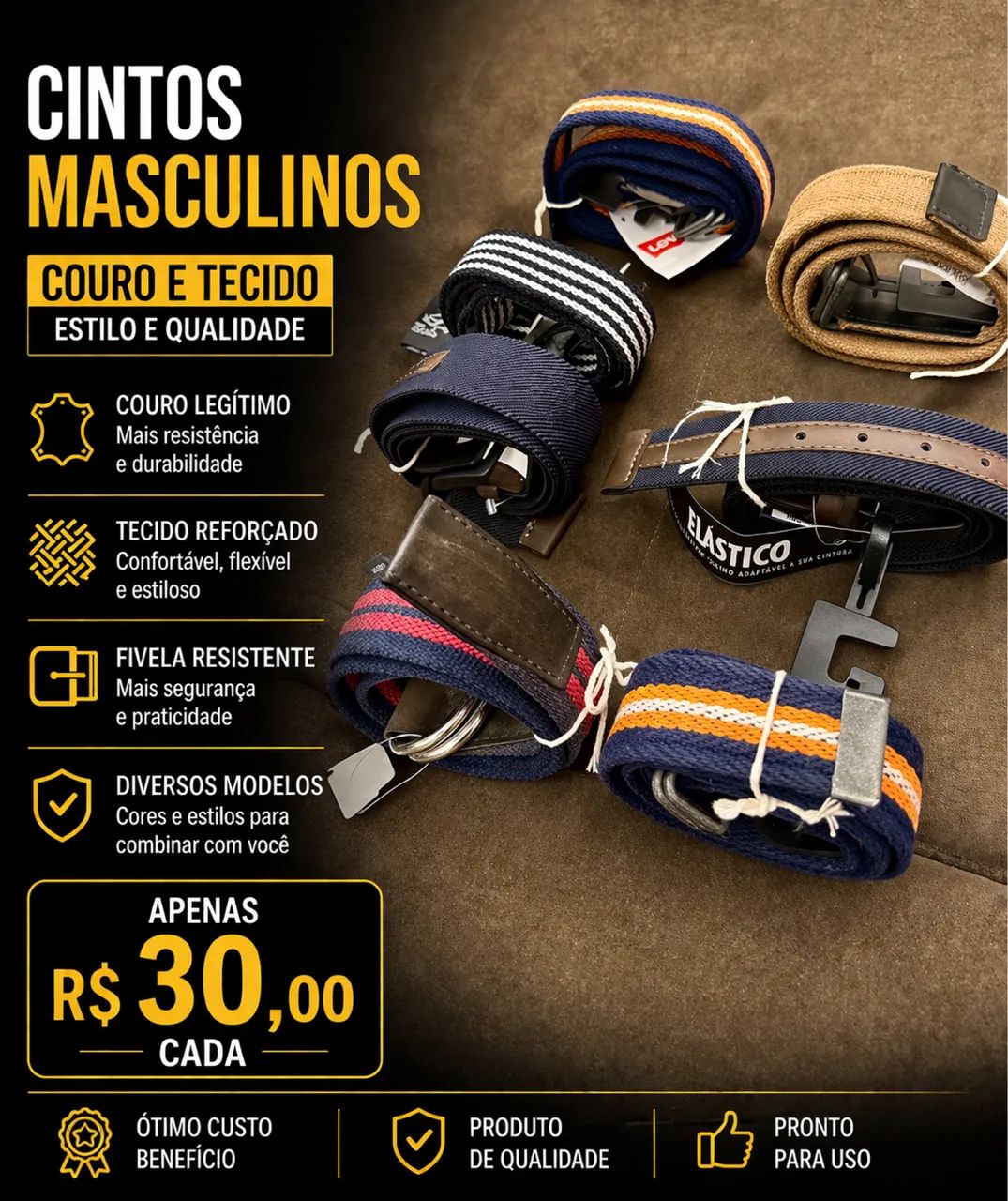 Cintos Variados  - Foto 2