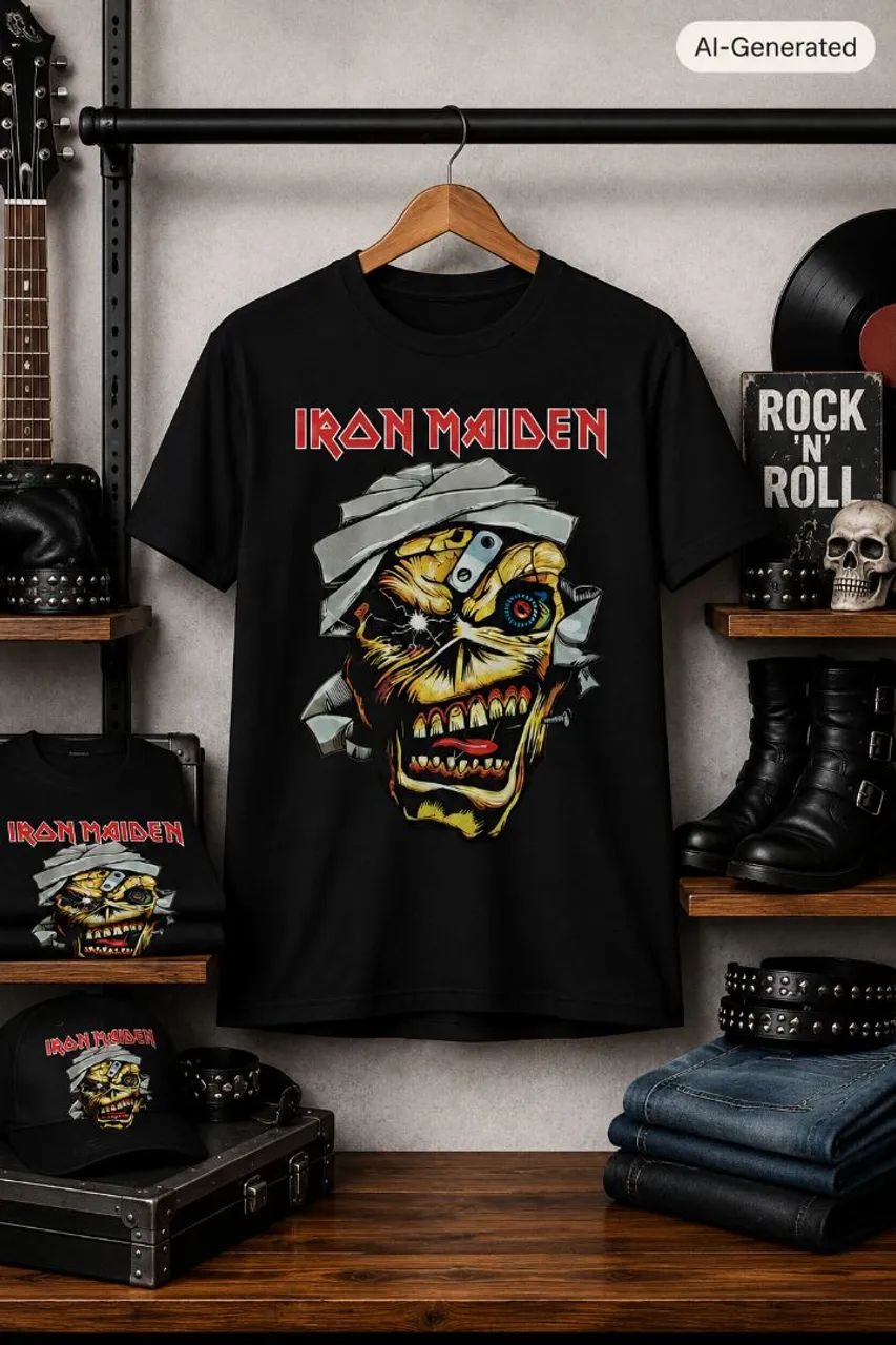 Camiseta Rock Iron Maiden 