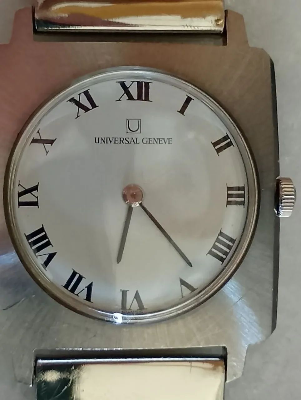 Relógio Universal Geneve  Carré Slim flat ano 1970 - Foto 2