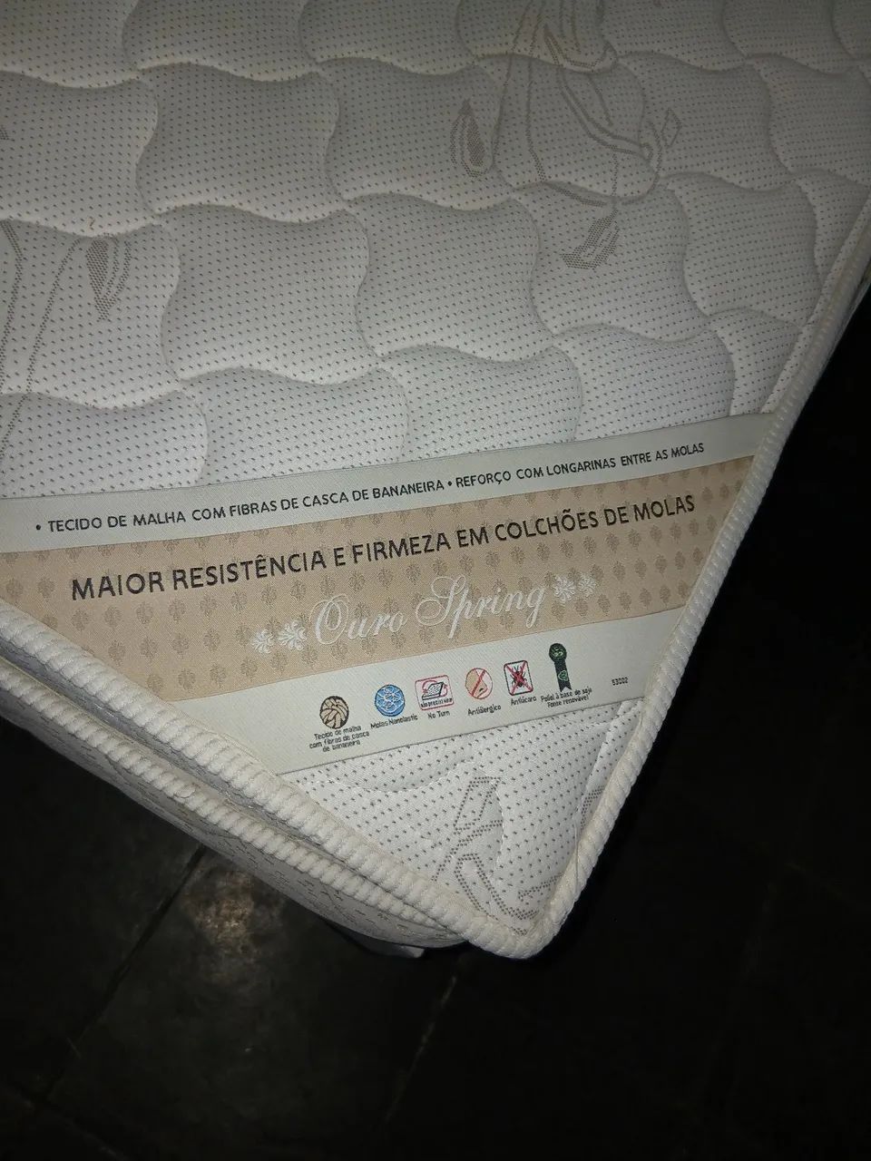 Cama mais colchão ortobom 900 - Foto 4