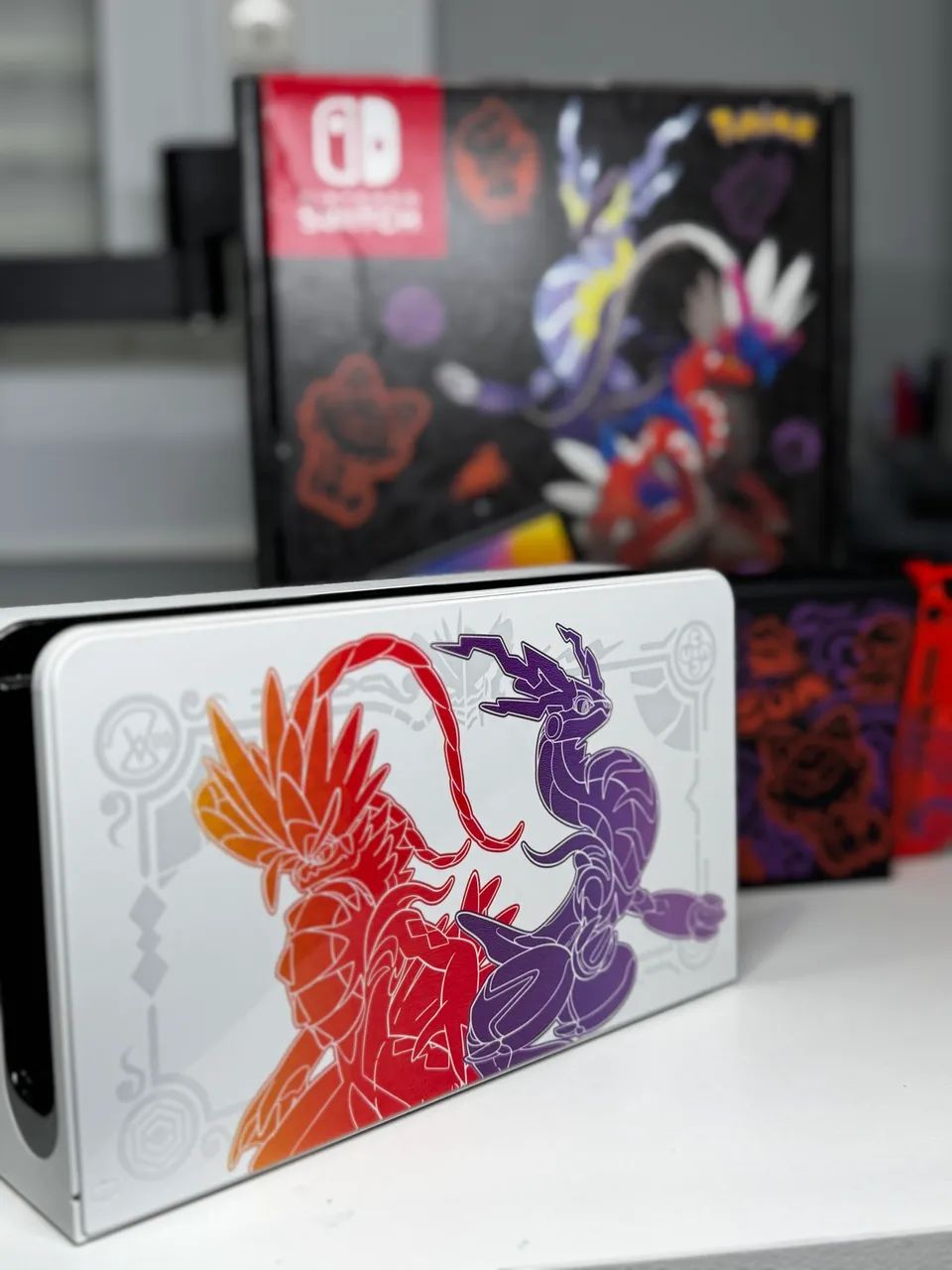 Nintendo switch OLED Pokémon Scarlet and Violet DESBLOQUEADO - Foto 2