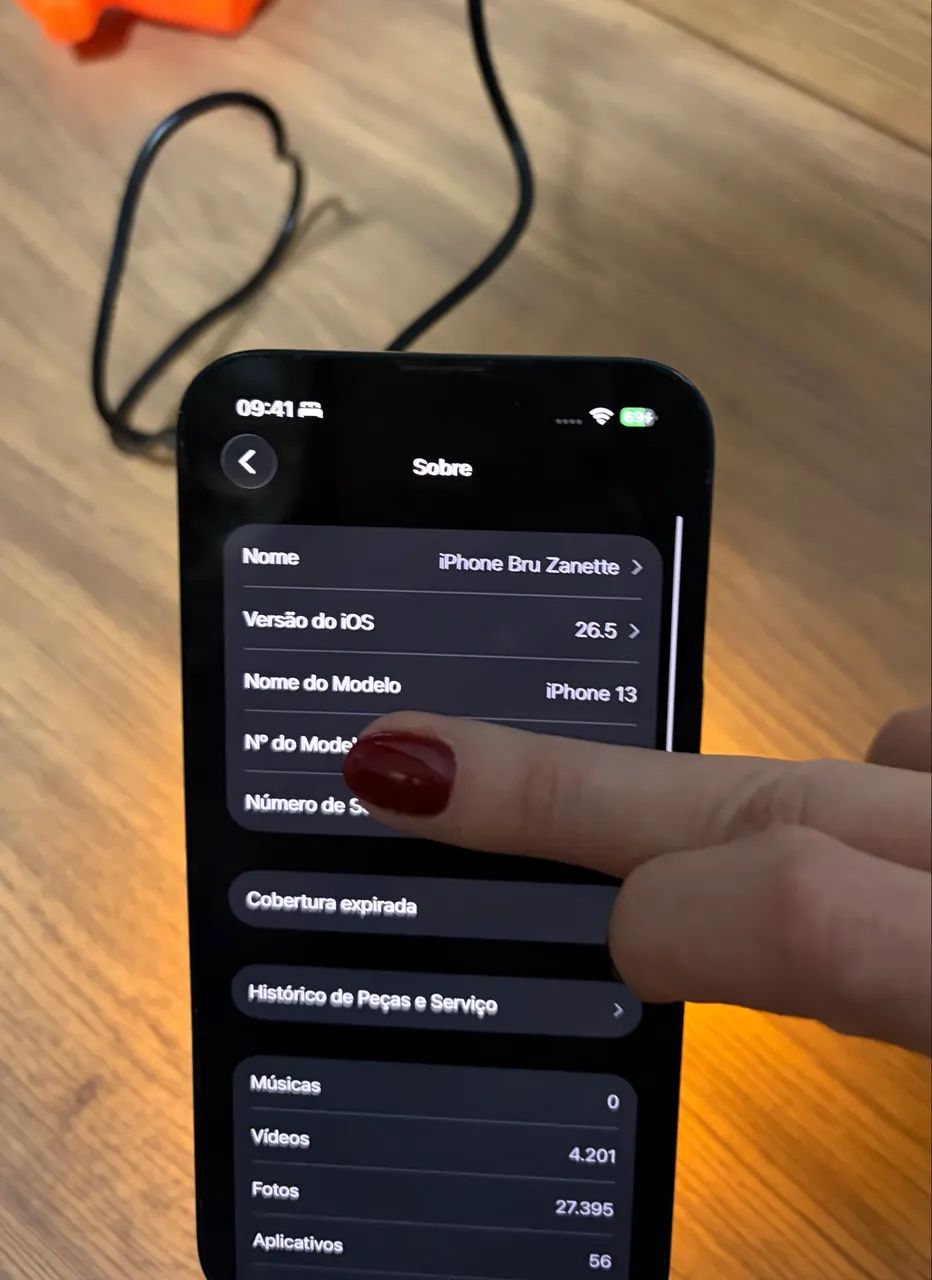 iPhone 13 128 GB Midnight - Muito conservado - Foto 4