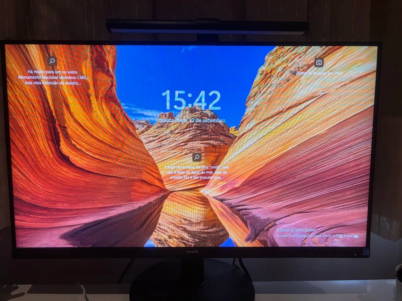 Monitor Philips 27 Polegadas- IPS Full HD HDMI - 272V8A - Pouquíssimo Uso