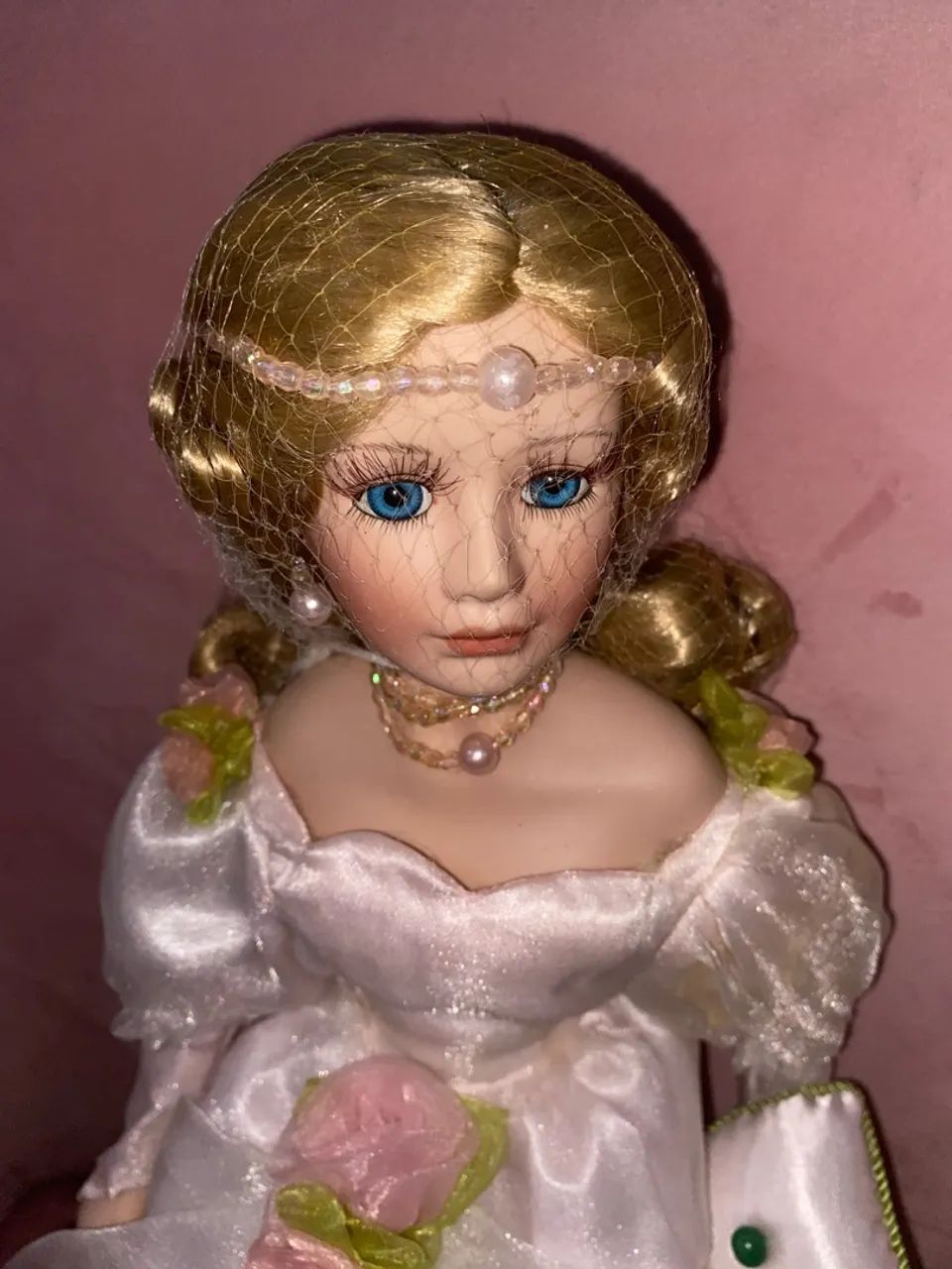 Lote 5 bonecas porcelana heritage  - Foto 3