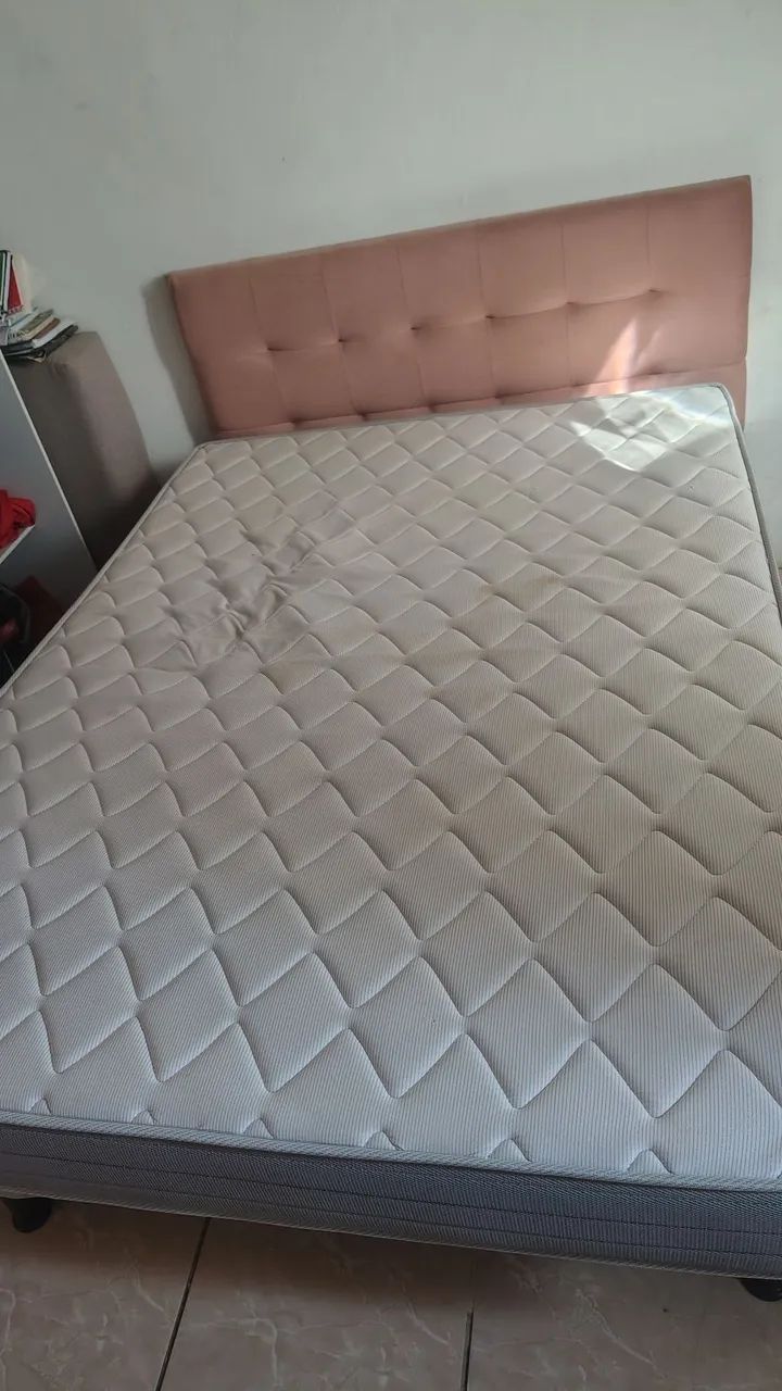 Cama box casal + colchão  - Foto 2