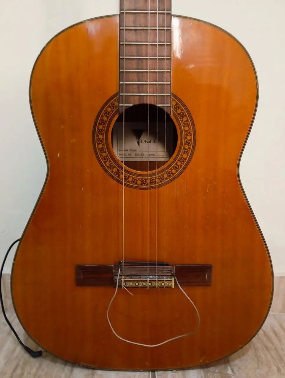 Violão Clássico De Nylon Eagle Modelo DH-69T Eletroacústico - Usado - Foto 2