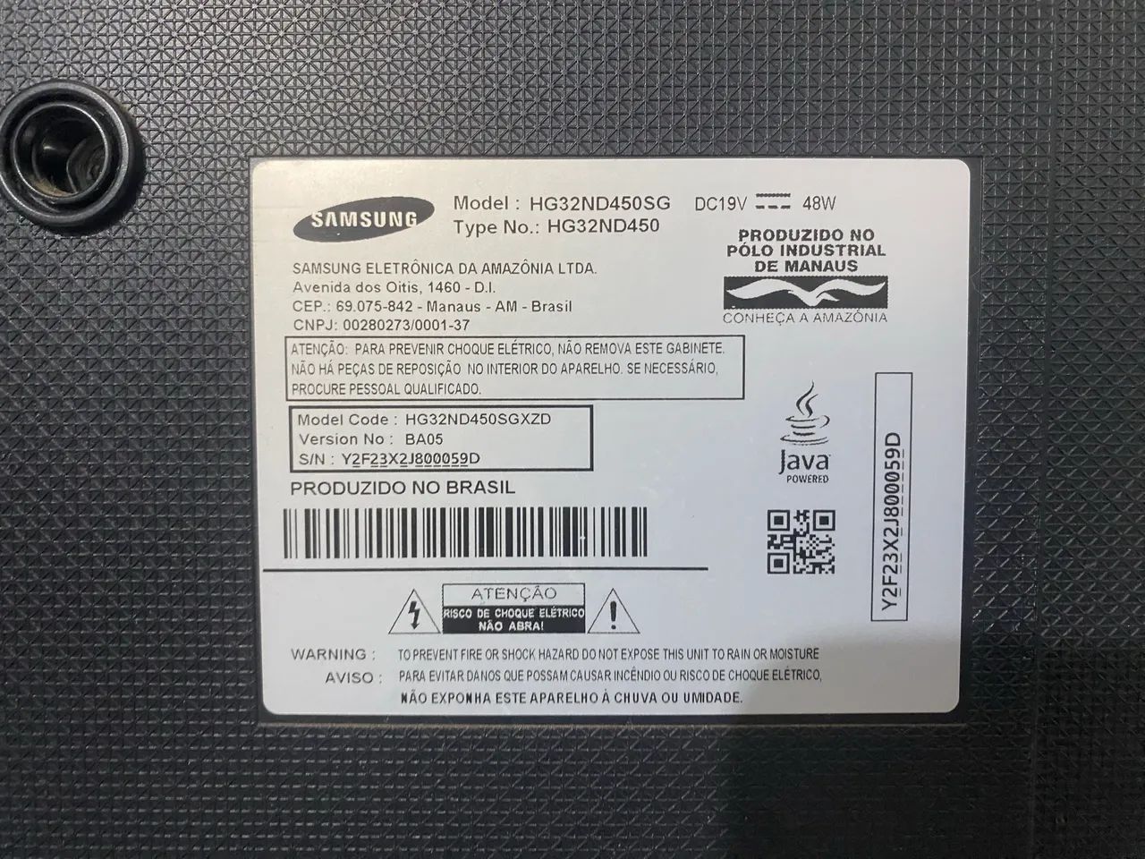 Televisão Smart LED tela queimada - Foto 2