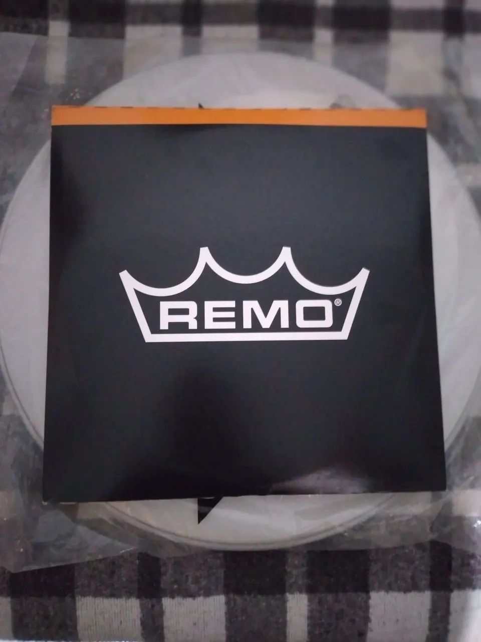 Kit peles Remo Pinstripe Made in USA 10" 12" 14" 20" + Pele Remo Emperor X 14" - Foto 5
